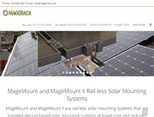 Tablet Screenshot of magerack.com